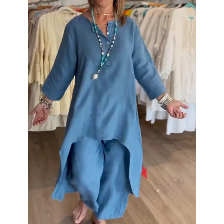 Bhavana | Costume uni en lin pour femmes