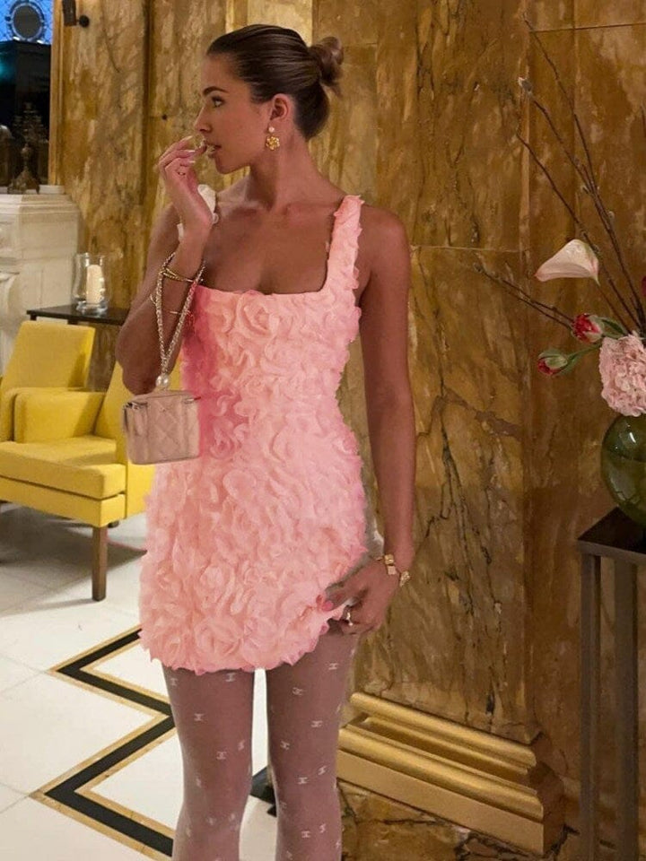 Verginia | Robe Camisole à Fleurs 3D pour Femmes