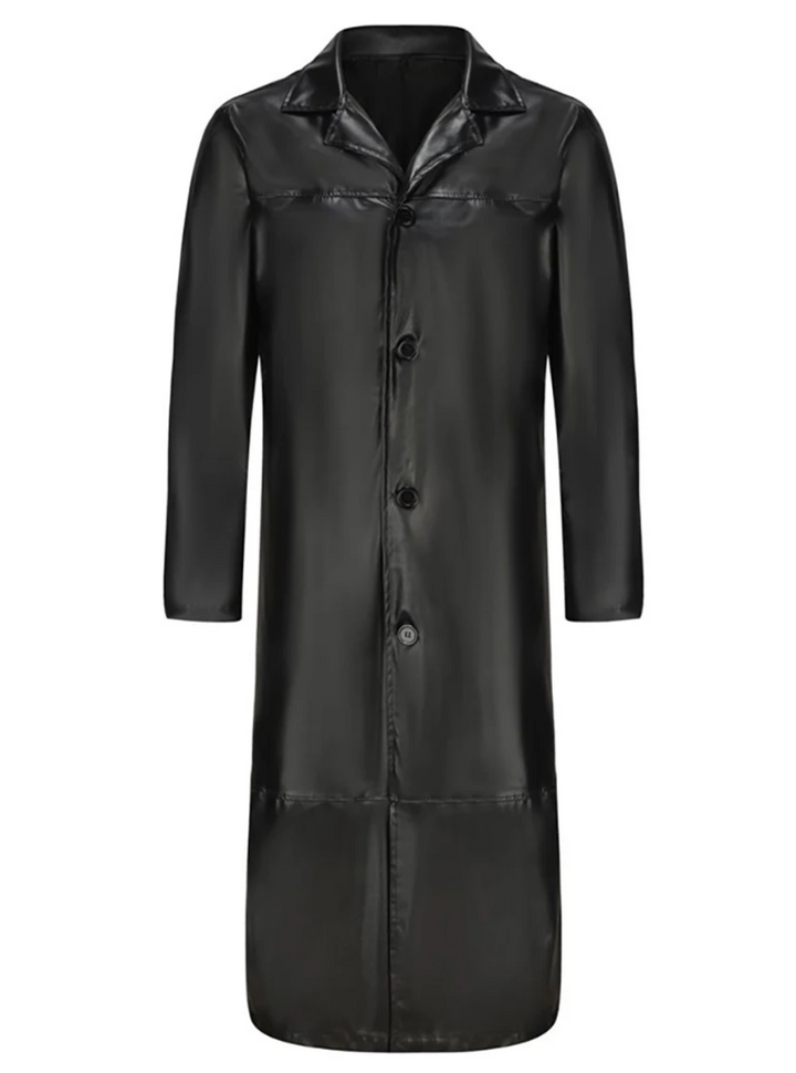 Kailash | Manteau long en cuir homme