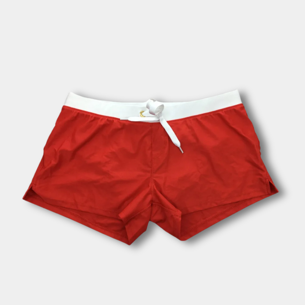Short de bain coupe ajustée à taille contrastée pour Homme – Dwig