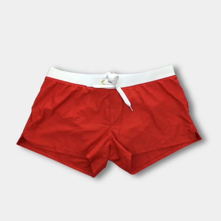 Short de bain coupe ajustée à taille contrastée pour Homme – Dwig
