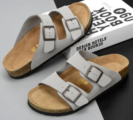 Paul | Sandales d'été orthopédiques en cuir pour hommes