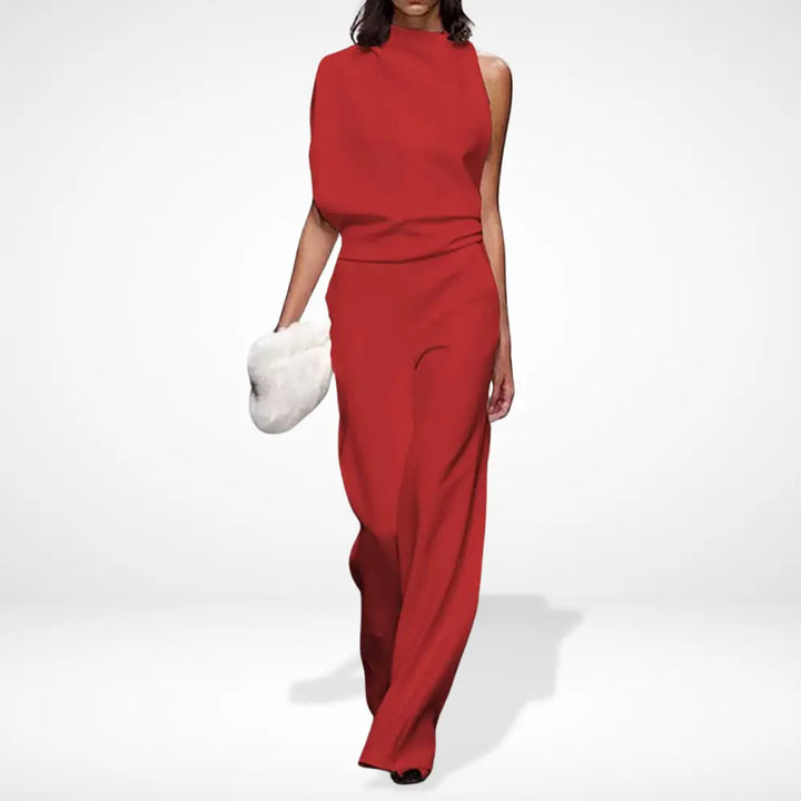 Combinaison fluide à coupe asymétrique pour Femmes – Haelie