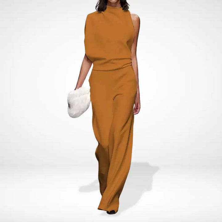 Combinaison fluide à coupe asymétrique pour Femmes – Haelie