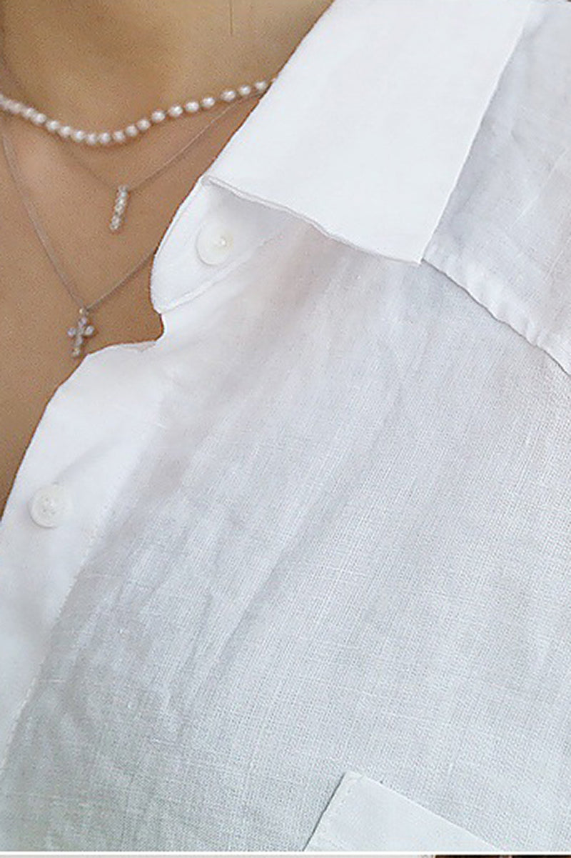 Carrie | Chemise décontractée en lin