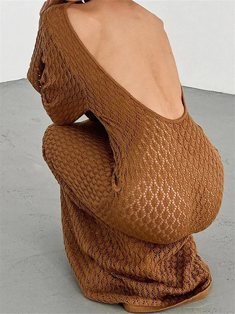 Scarlett | Beach Club Sexy Elegant Transparent Dress