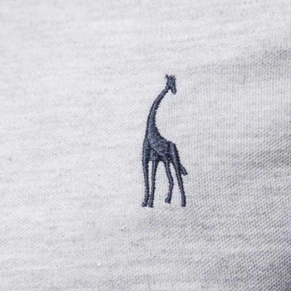 Polo manches longues avec col ouvert contrasté pour Homme – Spence