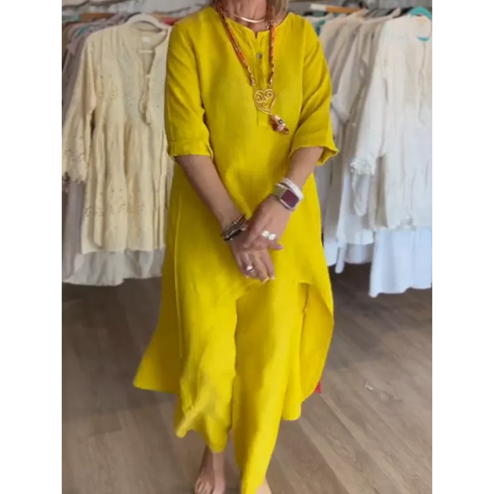 Bhavana | Costume uni en lin pour femmes