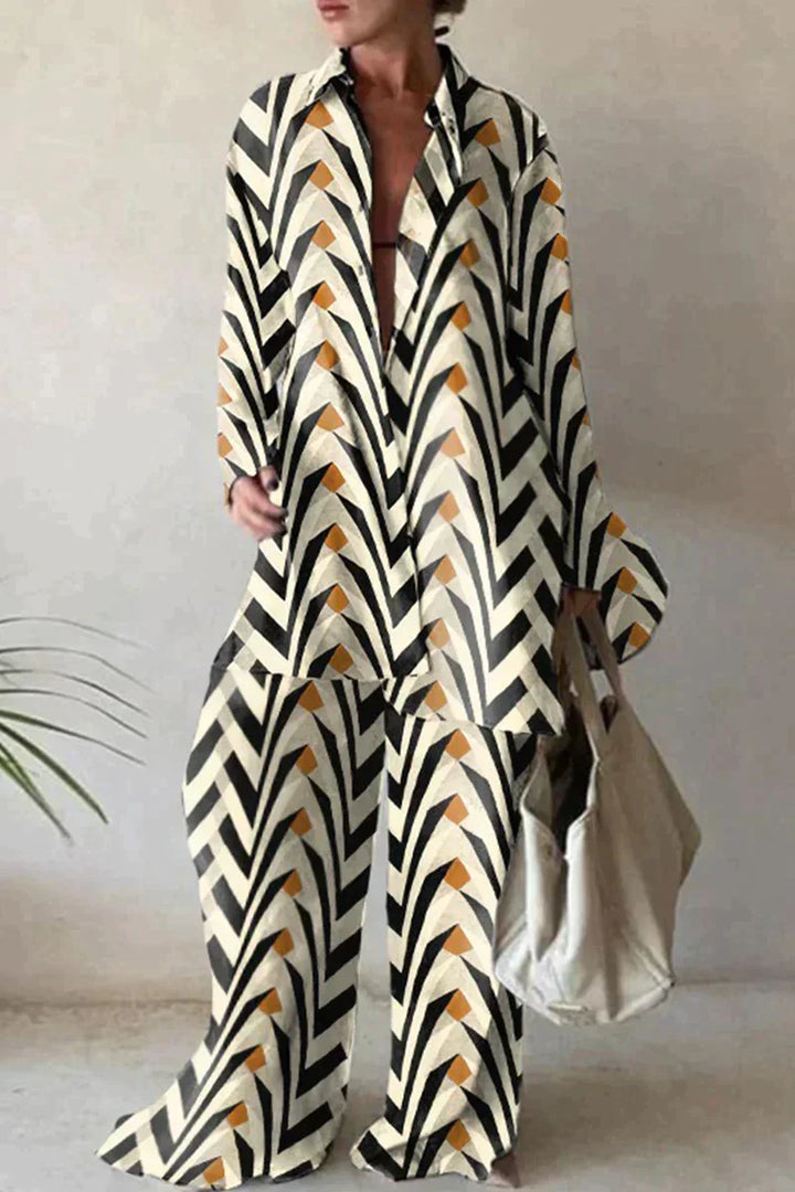 Joaninha | Tailleur pantalon imprimé mode femme