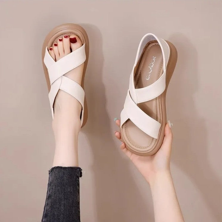 Femme Confortable Plateforme Chaussons – Ekuna