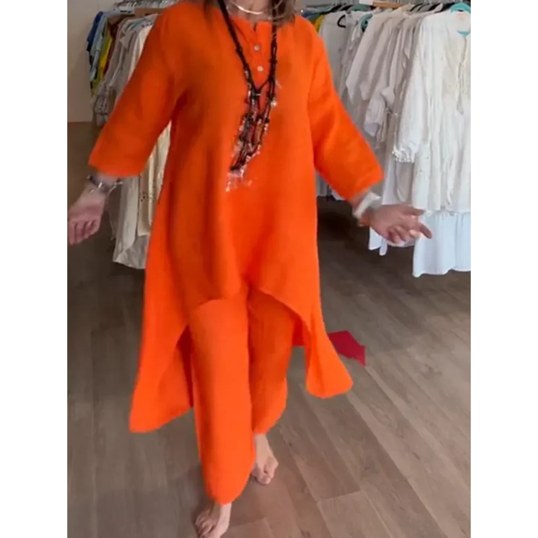 Bhavana | Costume uni en lin pour femmes