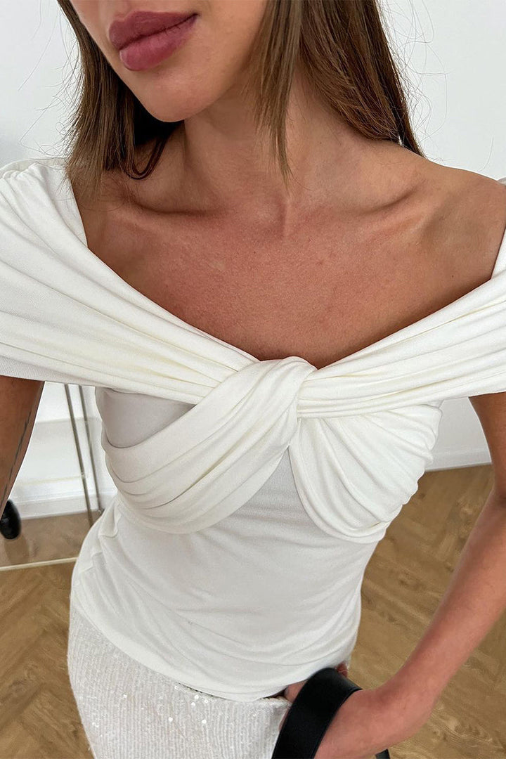 Avril | Haut stylé à épaules dénudées pour femmes