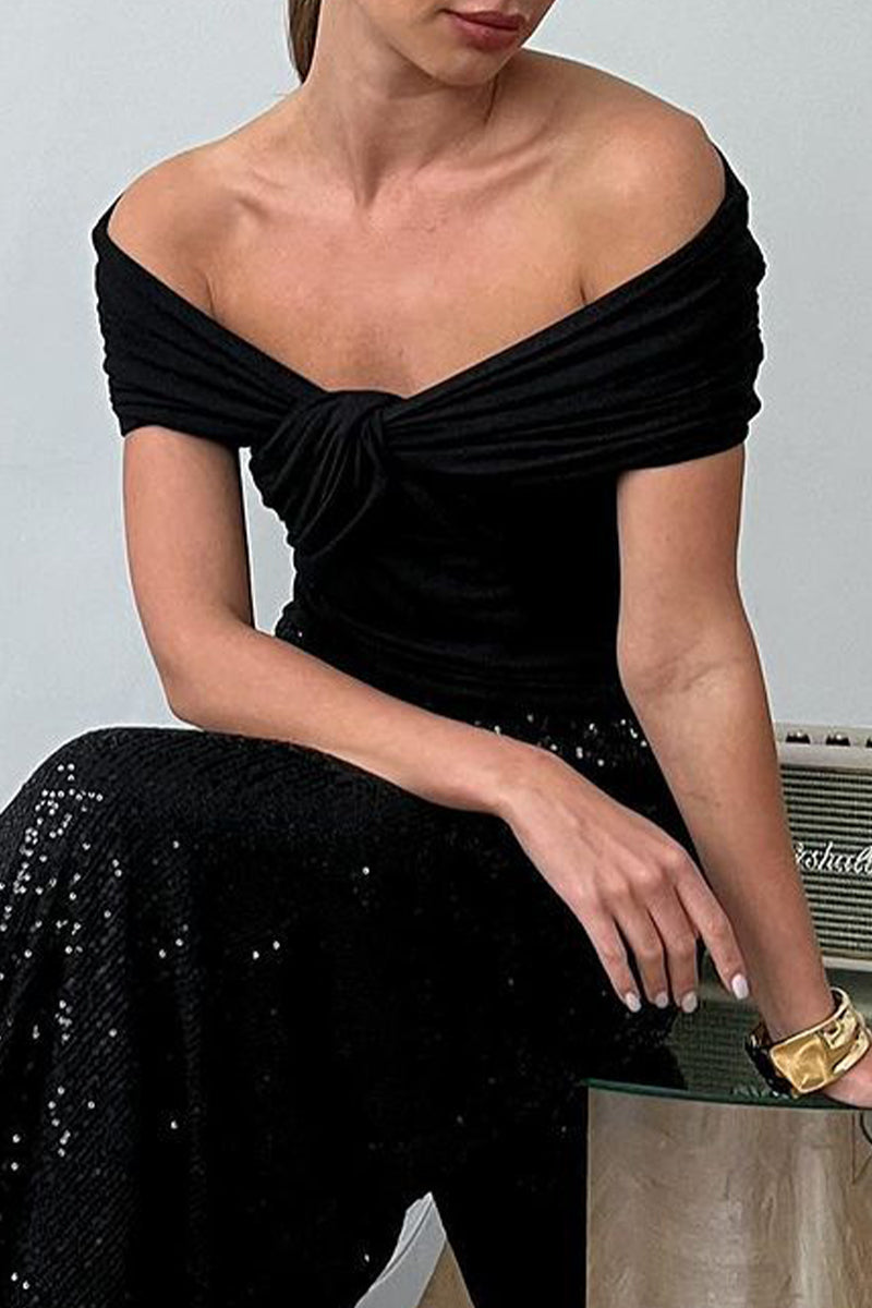Avril | Haut stylé à épaules dénudées pour femmes