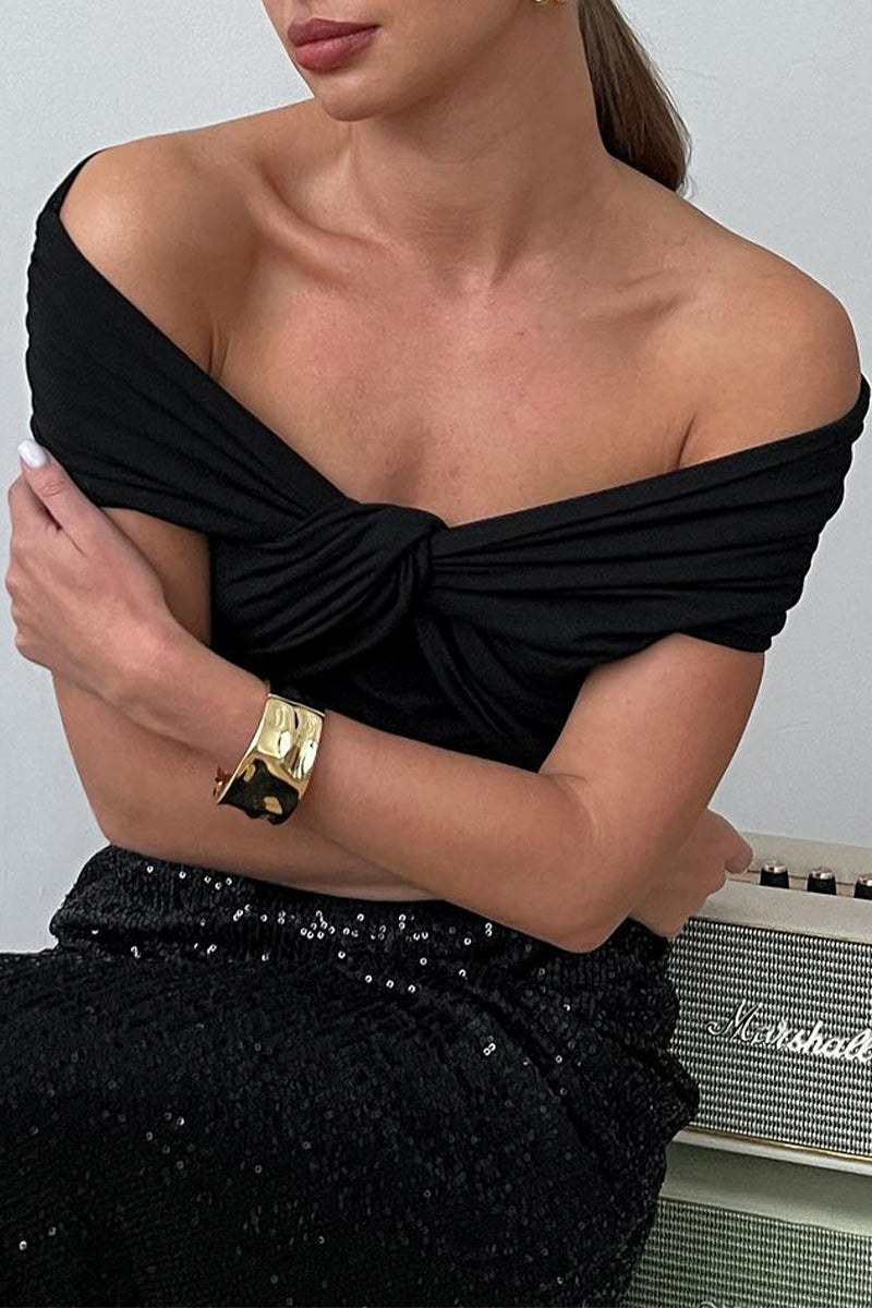 Avril | Haut stylé à épaules dénudées pour femmes