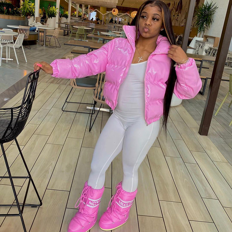 Kierra | Doudoune en cuir élégante pour femmes