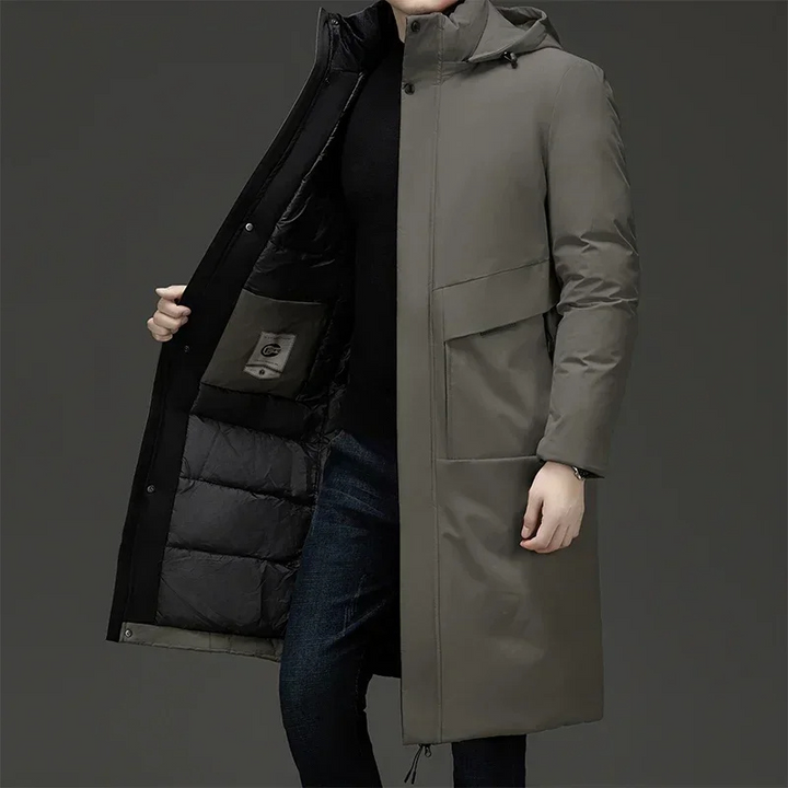 Read | Veste d'hiver longue pour hommes