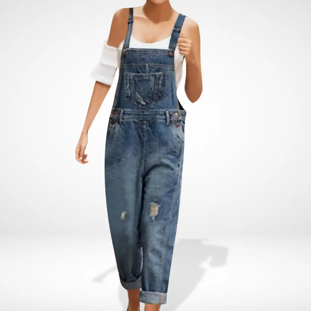 Salopette coupe ample effet usé pour Femmes – Taylor