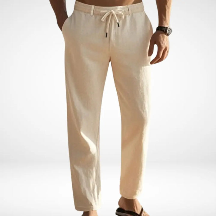 Pantalon ample coupe fluide à cordon pour Homme – David