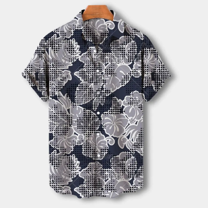 Chemise à motif floral graphique pour Homme – Garth