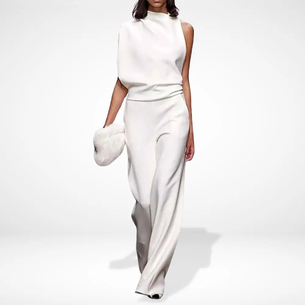 Combinaison fluide à coupe asymétrique pour Femmes – Haelie