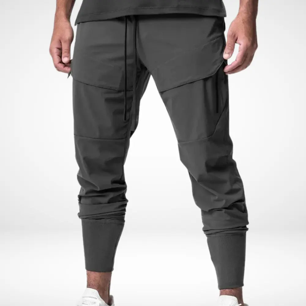 Joggers à poches zippées et coupe ajustée pour Homme – Ronnel