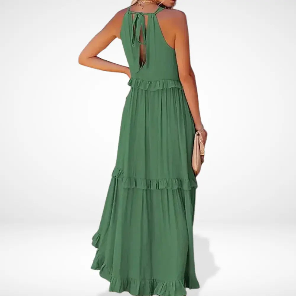 Robe longue à volants dos nageur pour Femme – Mable