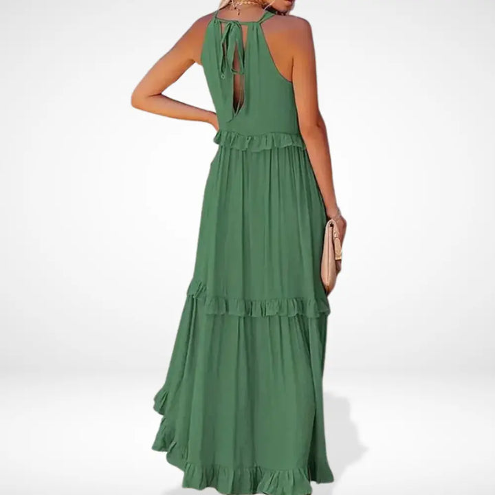 Robe longue à volants dos nageur pour Femme – Mable