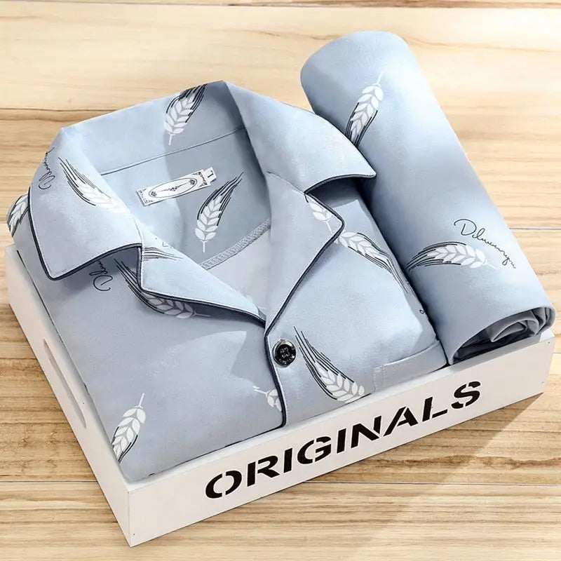 Jorn | Pyjama rayé élégant et confortable pour hommes