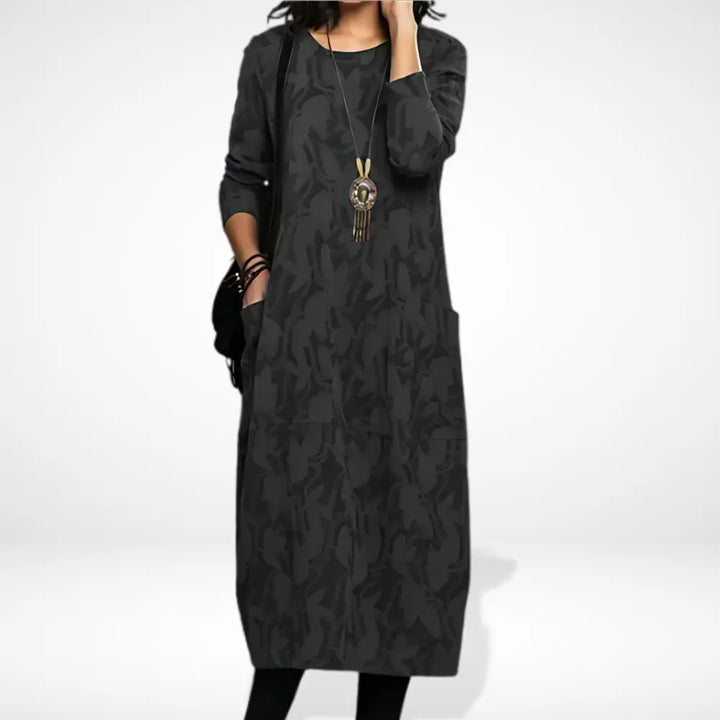 Robe de soirée ample à motif discret pour Femmes - Kathryn