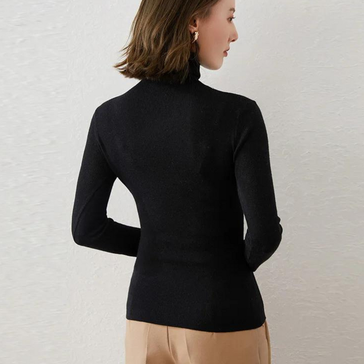 Tanisha | Pull Gola Haute Élégant Pour Femmes