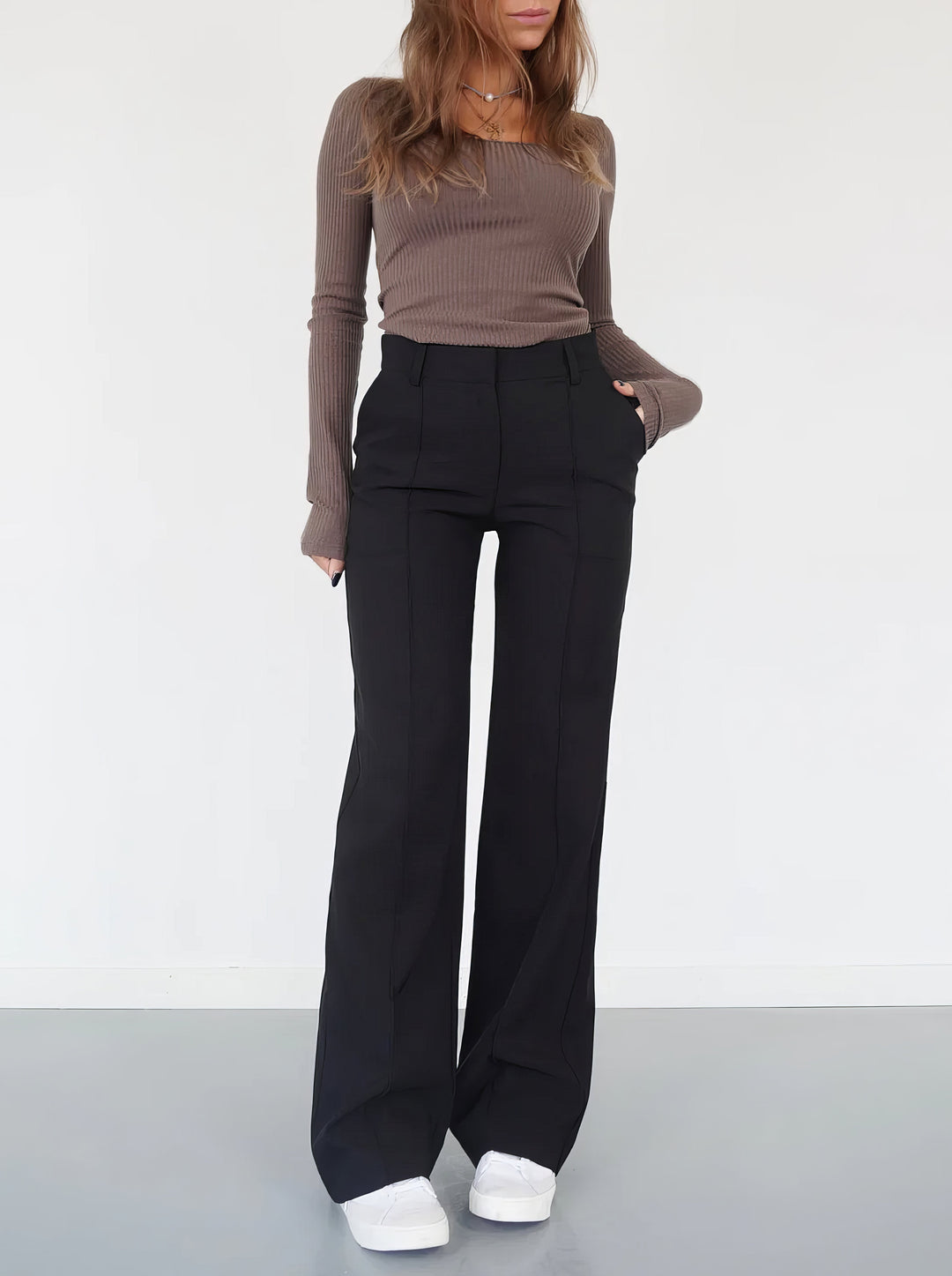 Nigar | Pantalon business casual simple pour femmes