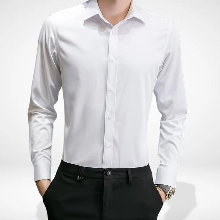 Chemise ajustée à col structuré pour un style raffiné – Vito