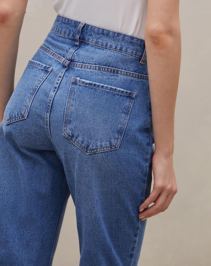 Judith | Jean Mom Taille Haute pour Femmes