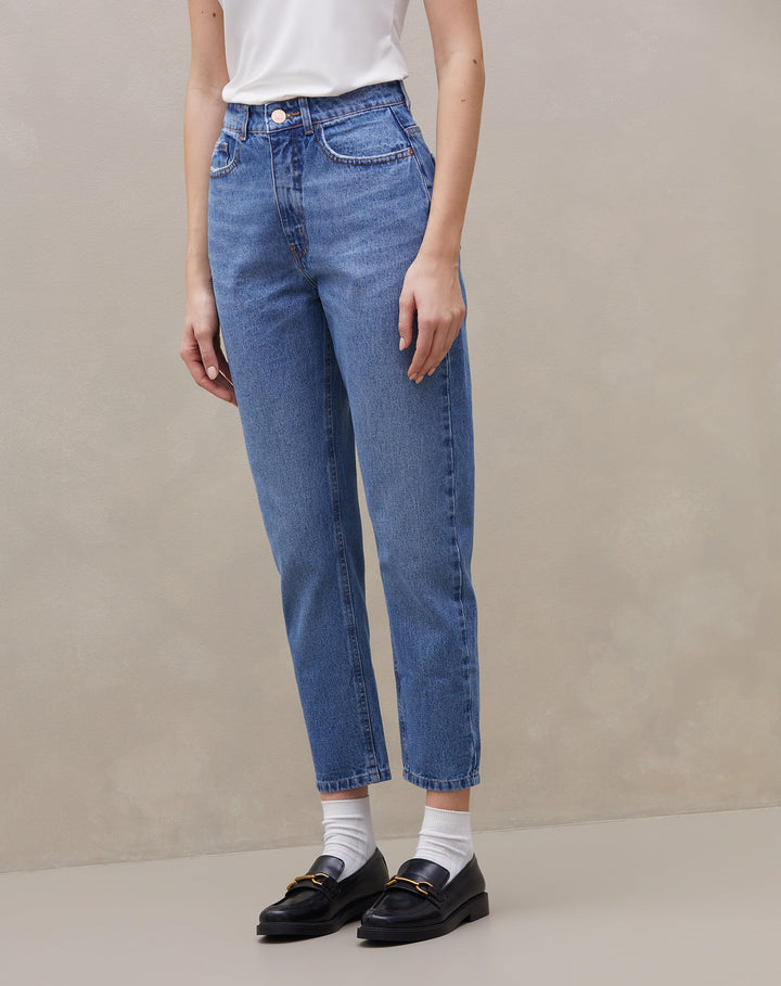 Judith | Jean Mom Taille Haute pour Femmes