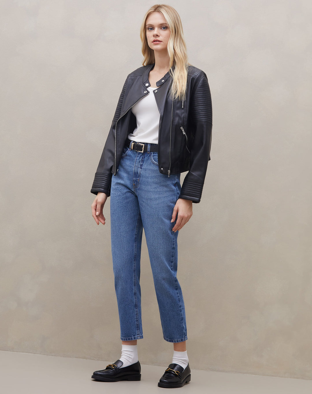 Judith | Jean Mom Taille Haute pour Femmes