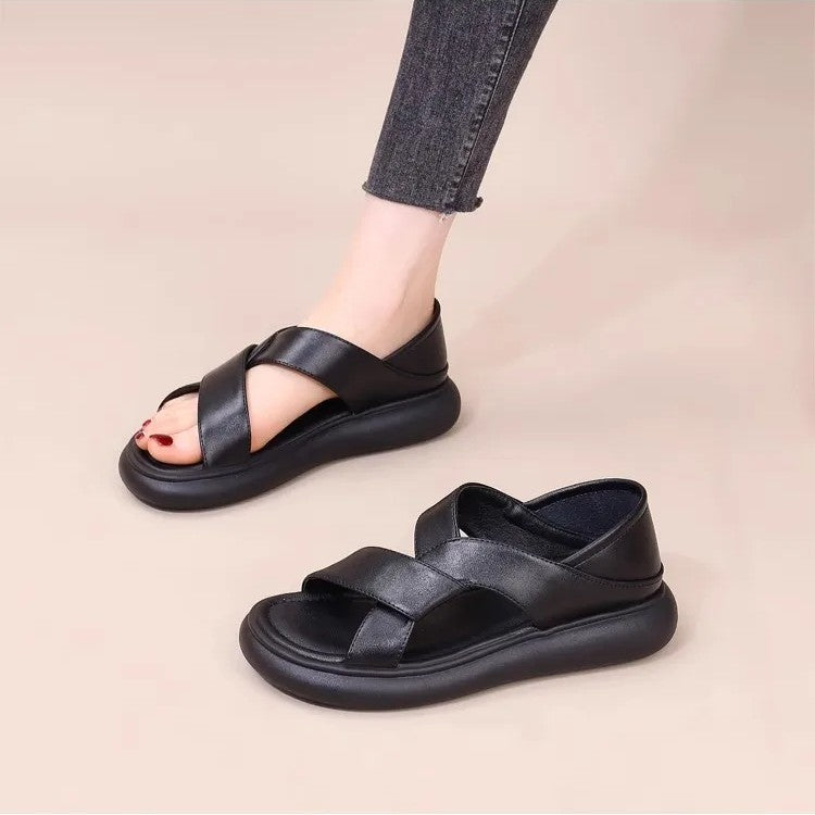 Femme Confortable Plateforme Chaussons – Ekuna
