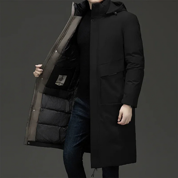 Read | Veste d'hiver longue pour hommes