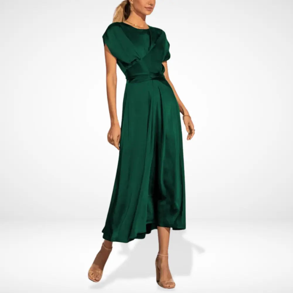 Robe de soirée coupe fluide drapée pour Femmes – Kimmie