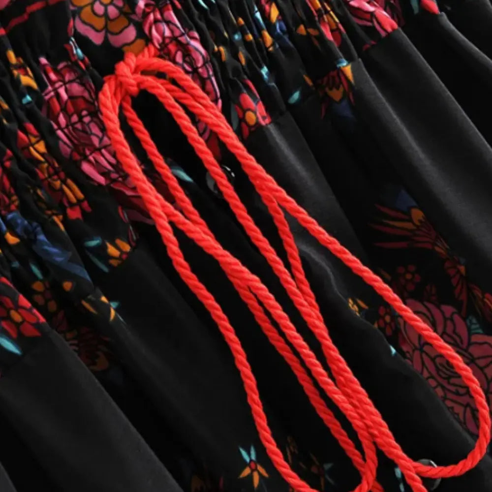 Robe d’été évasée à imprimé bohème pour Femmes – Christy