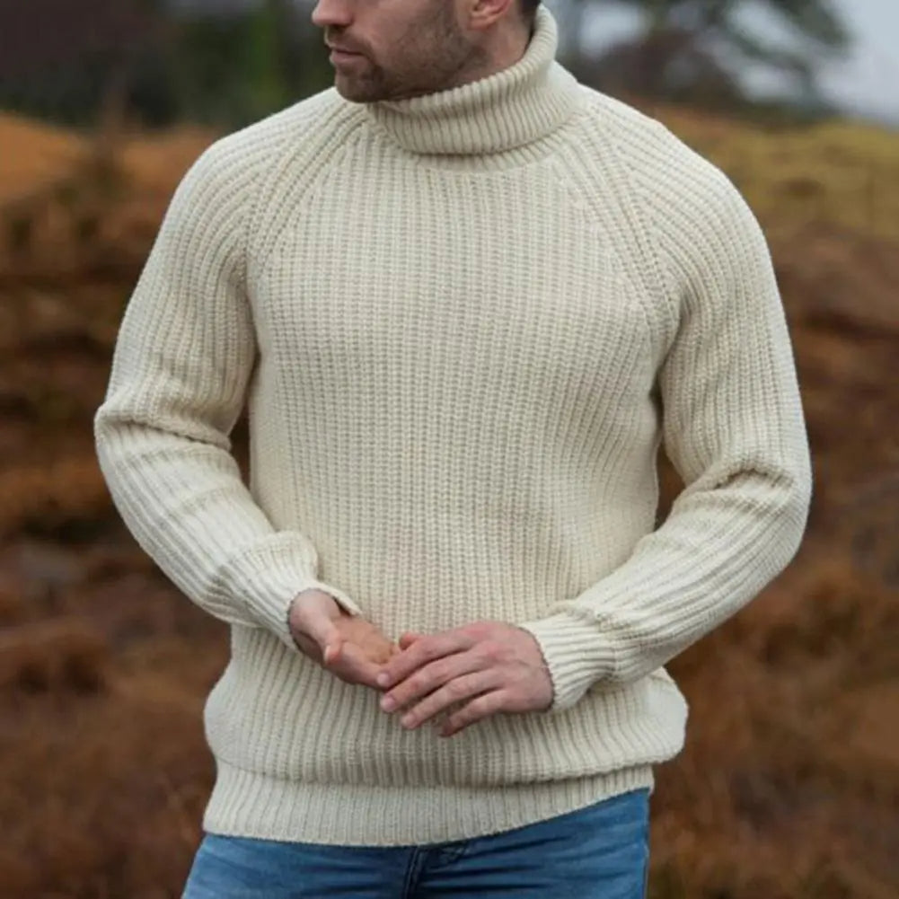 Marceui | Pull col roulé élégant pour hommes