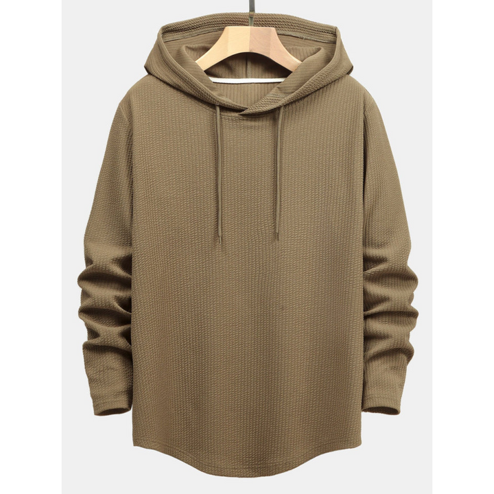 Colson | Long Fit Hoodie à côtes