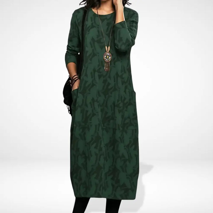 Robe de soirée ample à motif discret pour Femmes - Kathryn