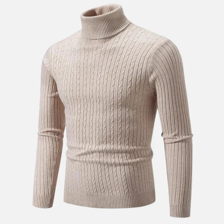 Vlatco | Pull col roulé en maille pour hommes
