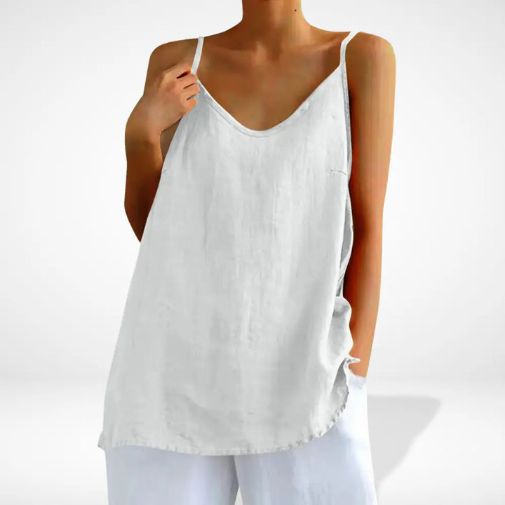 Débardeur à fines bretelles coupe fluide pour Femmes – Catalina