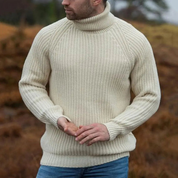 Wayra | Pull en Maille Beige pour Hommes