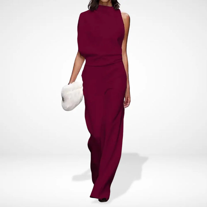 Combinaison fluide à coupe asymétrique pour Femmes – Haelie