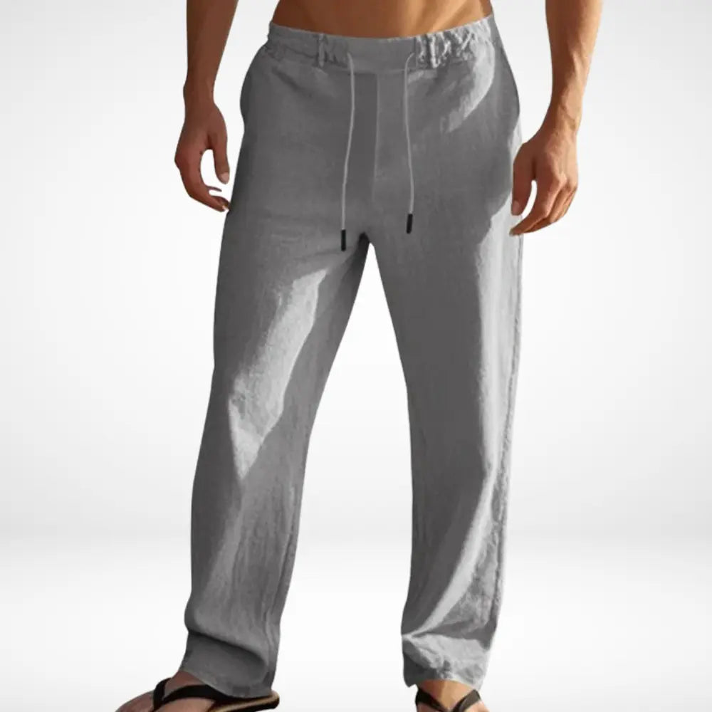 Pantalon ample coupe fluide à cordon pour Homme – David