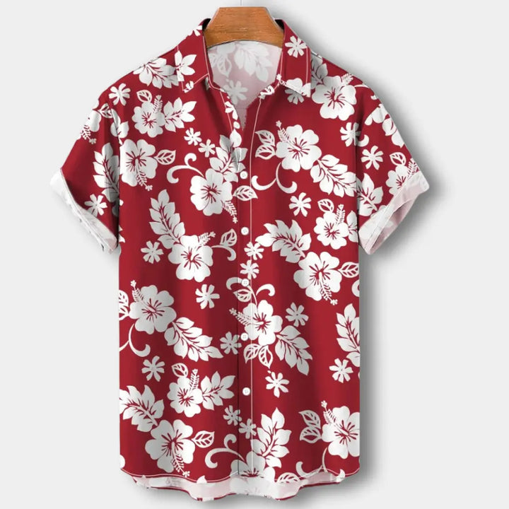 Chemise à motif floral graphique pour Homme – Garth
