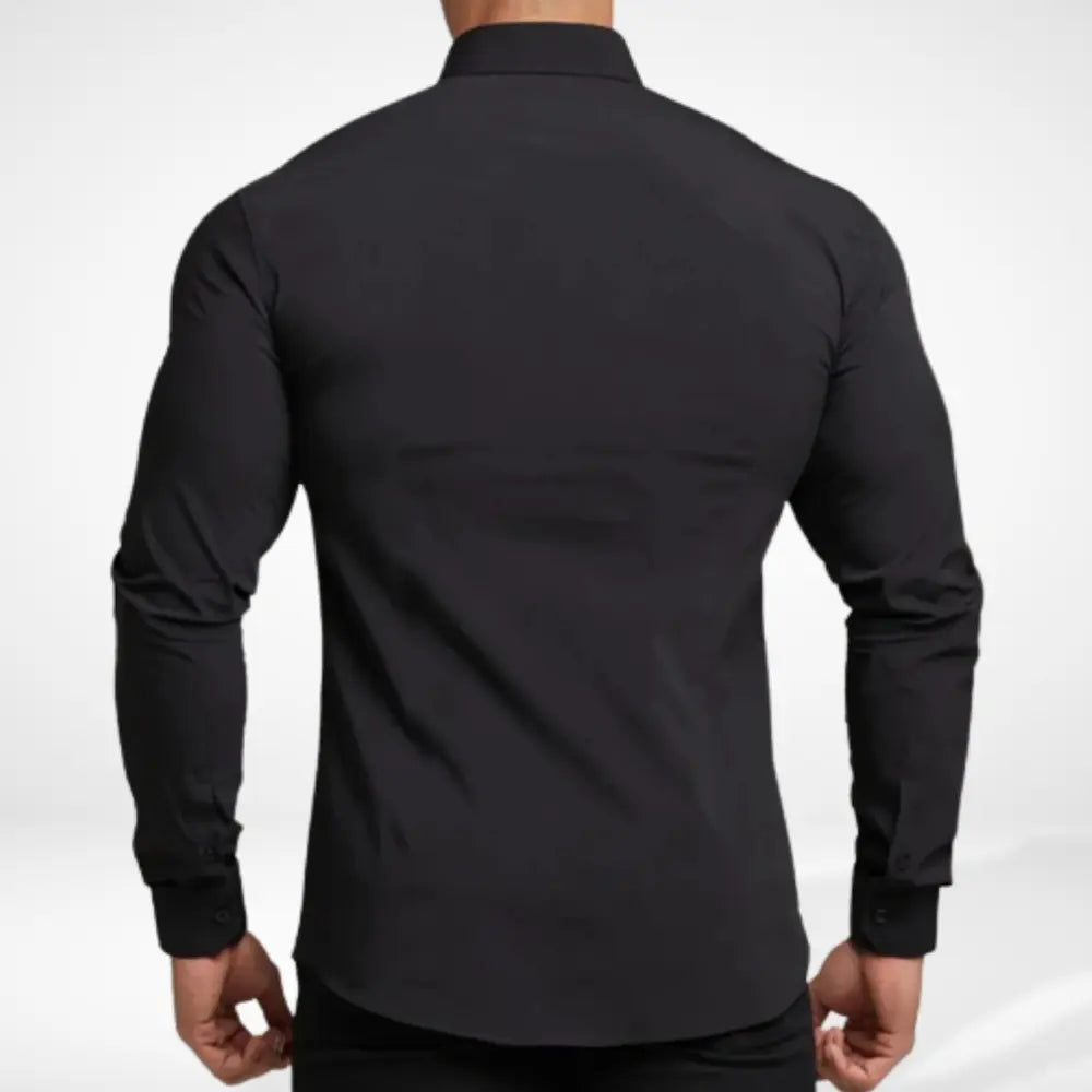 T-shirt manches longues ajusté silhouette athlétique pour Homme – Geryo