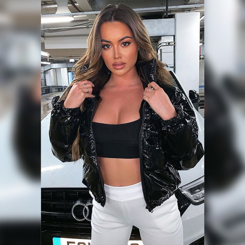 Kierra | Doudoune en cuir élégante pour femmes